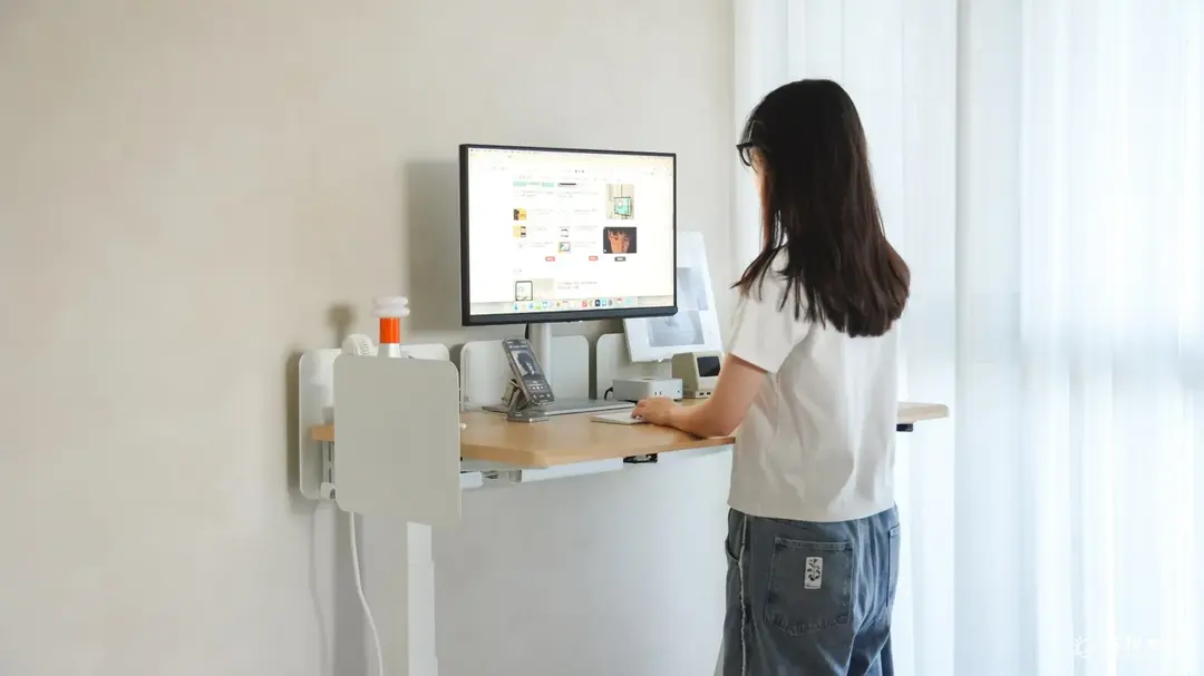 Revon Elite 三節式電動升降桌：站立